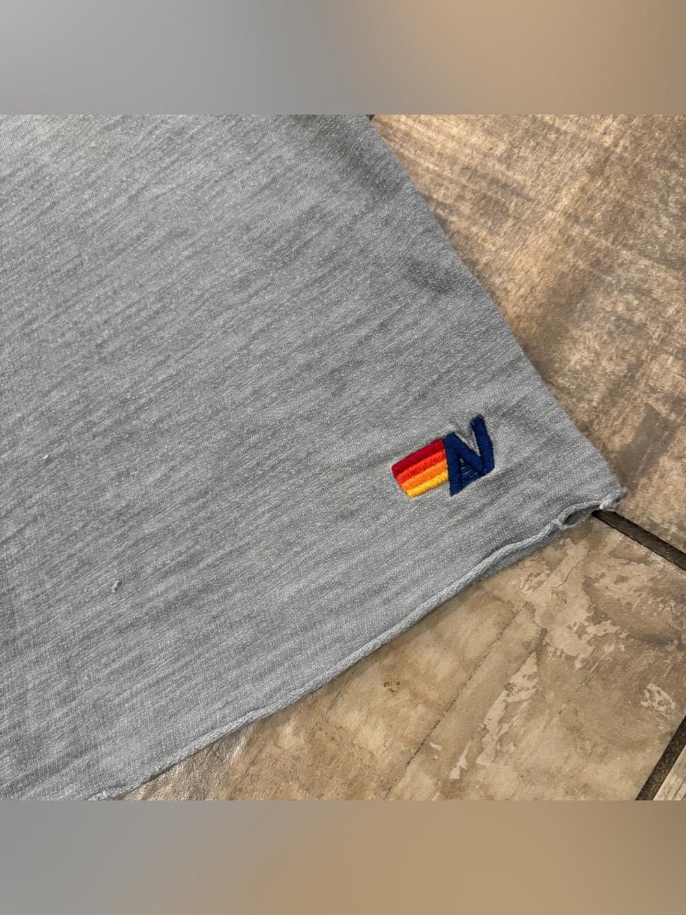 Aviator Nation Gray Tank Top Size Medium Cotton Modal Blend Summer Beach Lake - Picture 2 of 6